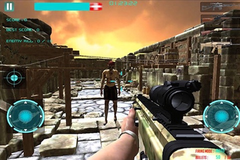 Zombie War 3D - Apocalypse Battle Of The Dead Free Games screenshot 2