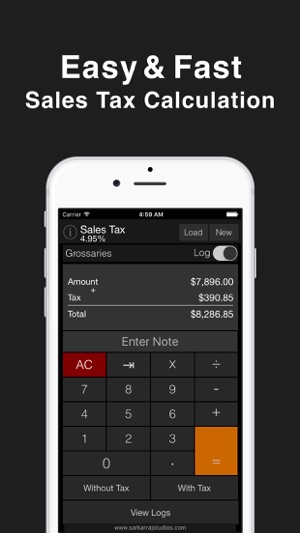 Sales Tax Calculator for Shopping & Purchase Logs(圖1)-速報App