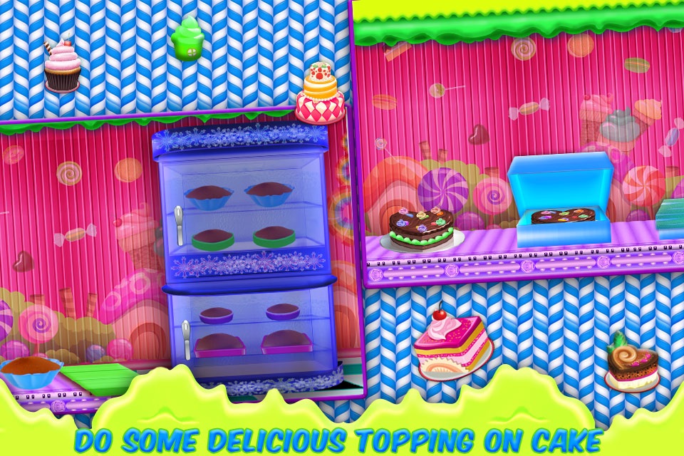 Dessert Sweet Ice Cream Cake, Cupcake & Brownie Maker - Cooking Games For Girls & Kids screenshot 2