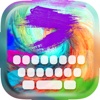 Keyboard –  Abstract : Custom Color & Wallpaper Keyboard Themes in The Art Gallery  Designs Style