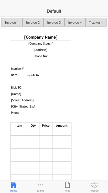 Retail Invoice