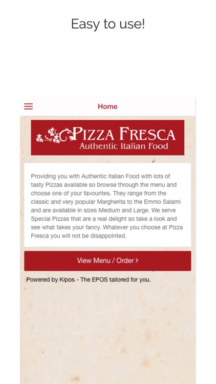 Pizza Fresca Bath