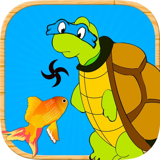 Turtle Fishing Catch a Big Fish in Deep Sea iOS App