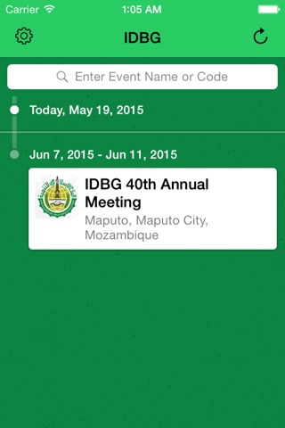 IDBG Meetings screenshot 2