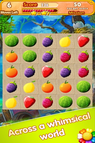 Stick Fruit Line: Match3 Free screenshot 2