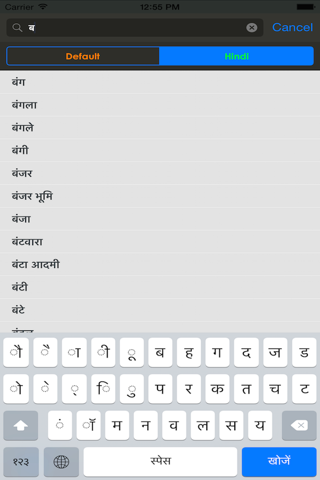 Hindi Arabic Dictionary - náhled