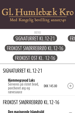 Gamle Humlebæk Kro screenshot 2
