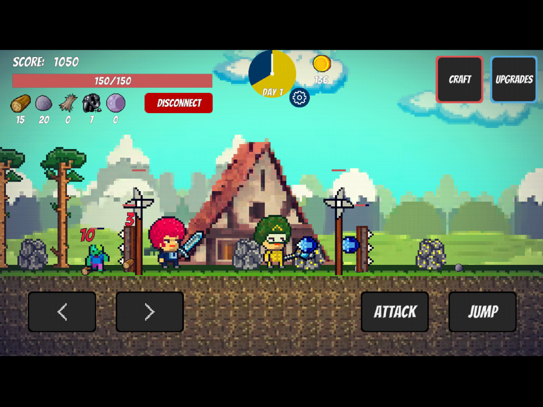 Pixel Survival Game - Retro multiplayer mining crafting survival island ...