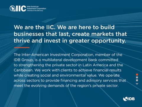 Inter-American Investment Corporation screenshot 3