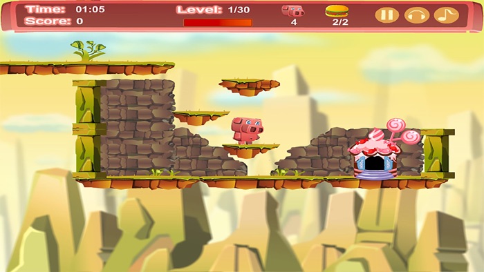 Little Pig Go HomeRun Adventure World