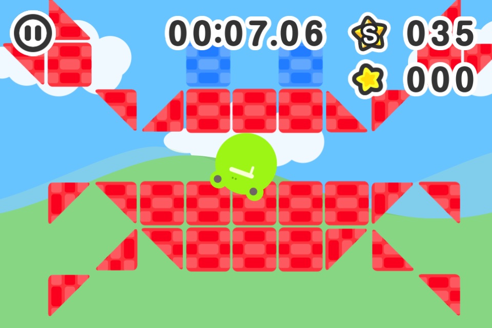 Jumper(Free) Side scroll action, Stage create game screenshot 2