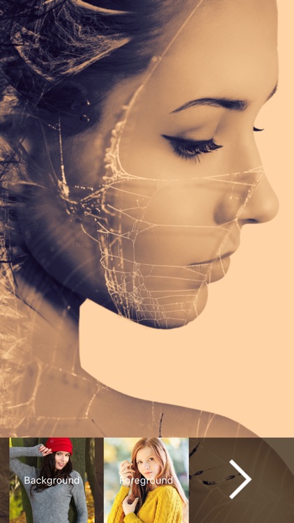 Photo and Video Blender: Superimpose with double exposure blend effects and save to Facebook, Instagram and more!
