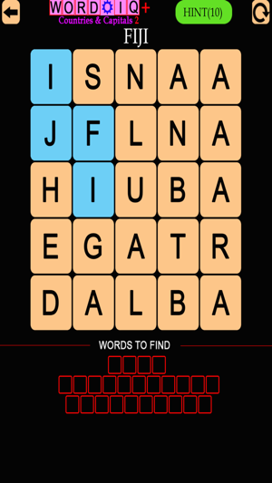 Word IQ Countries and Capitals 2 Plus(圖2)-速報App