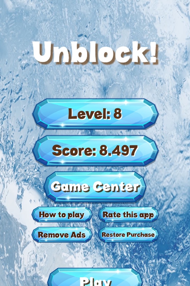 Unblock the Ice! - sliding puzzle screenshot 2