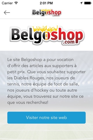 App Euro 2016 Belgoshop screenshot 2