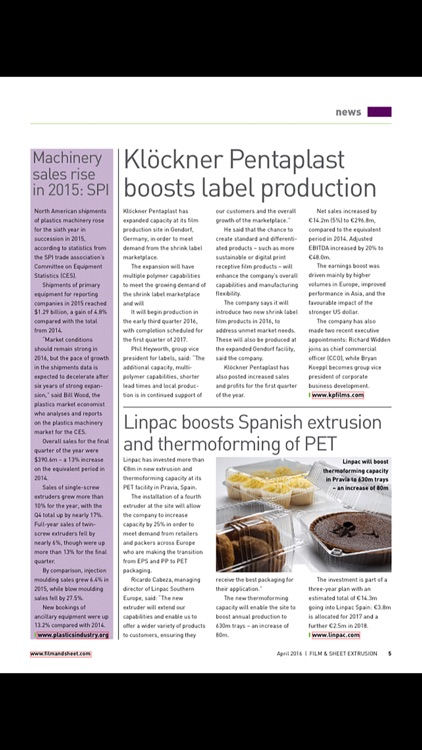 Film and Sheet Extrusion Magazine screenshot-3