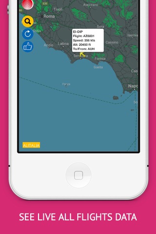 Italy Flights : Alitalia, Meridiana Flight Tracker & Air Radar screenshot 3