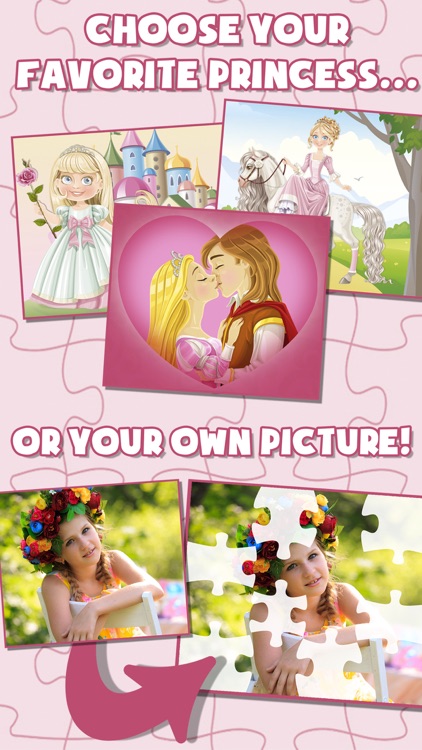 Princess Slide Magic Puzzle & Photos - Princesses Sliding Block Jigsaw Game