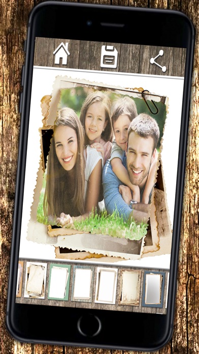 Vintage photo frames - Photo editor for framing and create profiles 1.0 IOS -