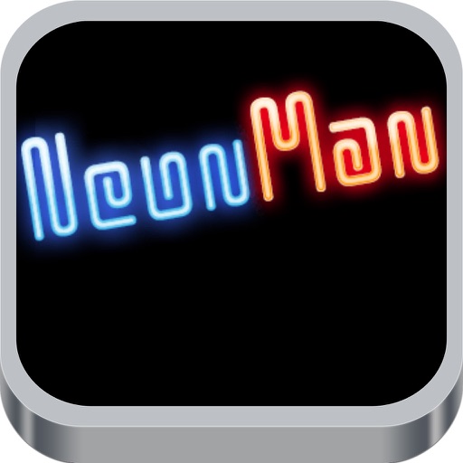 Neon Man Jumping icon