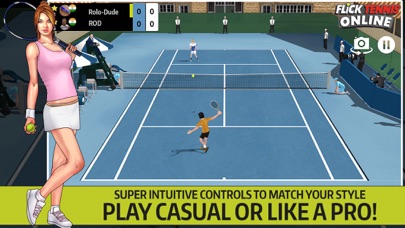 Flick Tennis Online - Play like Nadal, Federer, Djokovic in top multiplayer tournaments!のおすすめ画像4