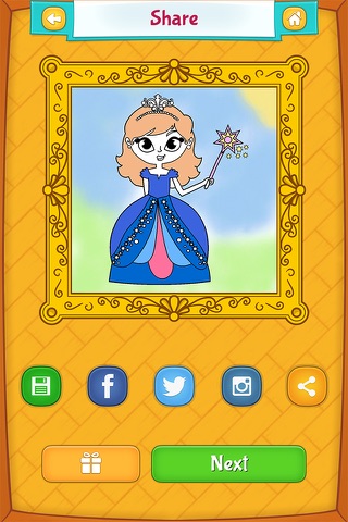 Princess Coloring Book ! screenshot 2