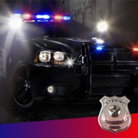 Polizei-Sirene Ton ~ Die beste Notfunk Auto klingt mit rot / blau Strobe (FREE) apk