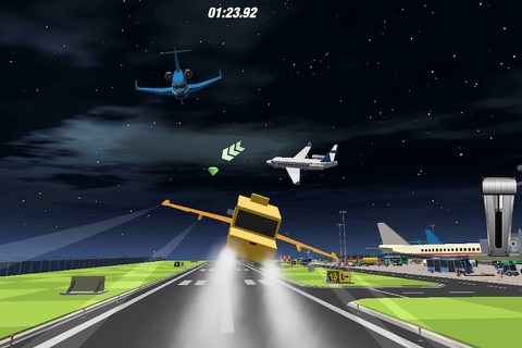 Airport Blocky Bus Flying Simulator: Extreme Air Stunts Pilot Sky Driving 3D Game screenshot 4