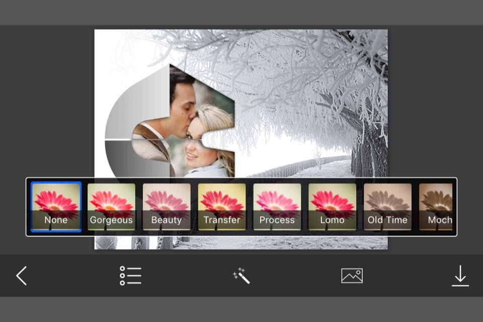 3D Snowfall Photo Frame - Amazing Picture Frames & Photo Editor screenshot 2