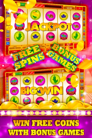 Reptile Fun Slots: Hit the special frog jackpot by playing the new digital coin gambling screenshot 2