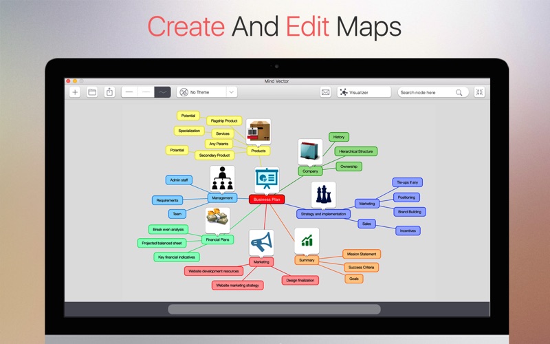 Mind Vector- Mind Mapping, Brainstorming &amp; Visual Thinking thumbnail 3