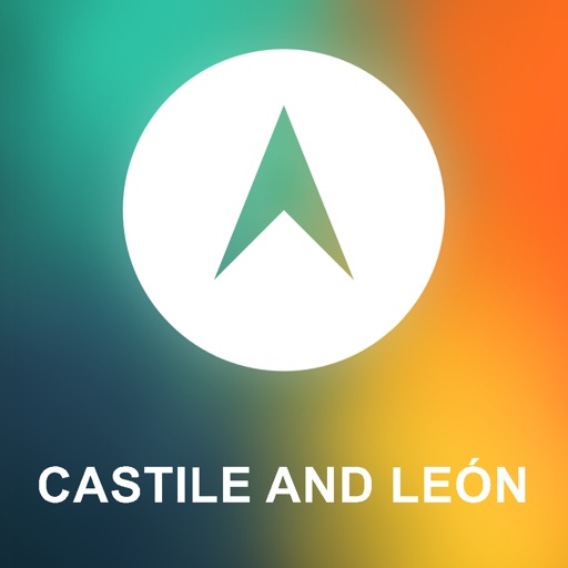 Castile and Leon, Spain Offline GPS : Car Navigation icon