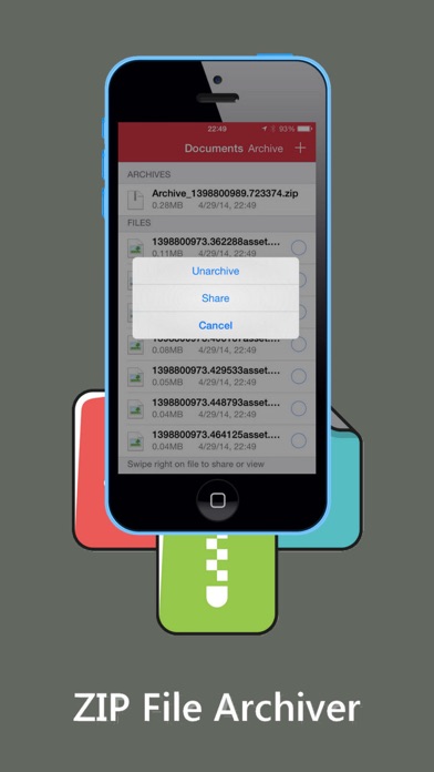How to cancel & delete ZIP - ZIP UnZIP Archiver and Tool from iphone & ipad 2