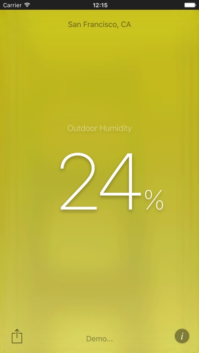 Humidity App screenshot1