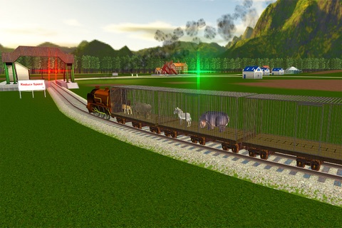 Farm Animals Transporter Train: Zoo Simulator screenshot 3