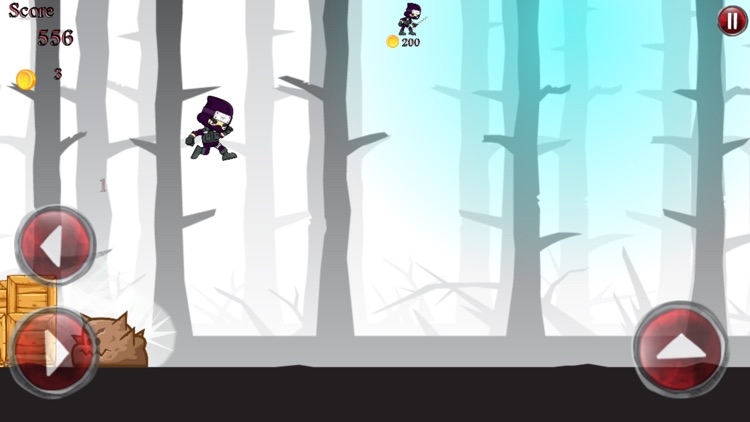 Running Ninja Scary Forest screenshot-3