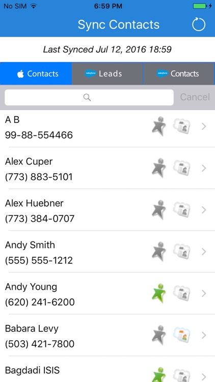 Salesforce Contacts Sync