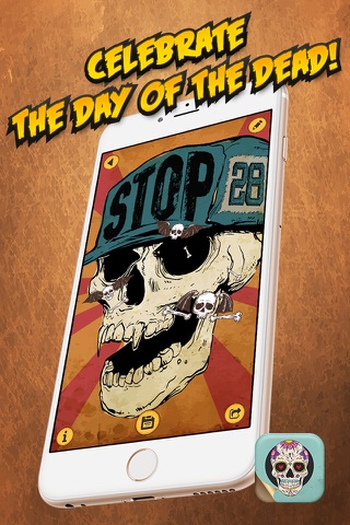 Sugar Skull Wallpaper – Day of the Dead Picture.s for Home and Lock Screen screenshot 3