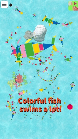 Touch and drawing! Fish moving - Free educational applicatio(圖1)-速報App