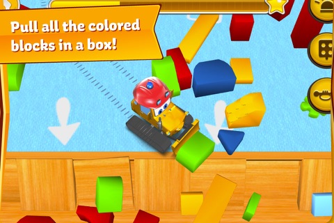 Mika 'Doz' Spin - bulldozer truck vehicle car game for kid screenshot 2