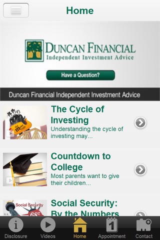 Duncan Financial screenshot 2