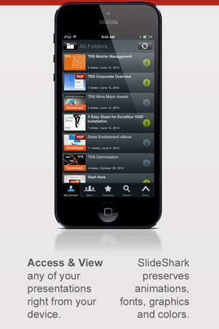 SlideShark Presentation App screenshot 3