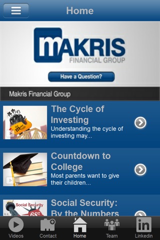 Makris Financial screenshot 2