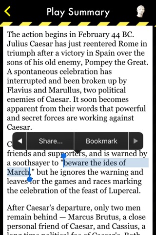 Julius Caesar - CliffsNotes screenshot 2