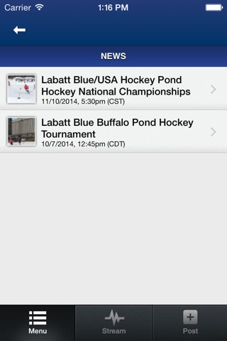 Labatt Blue Pond Hockey screenshot 4