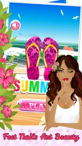 Game screenshot Seaside Feet Salon Girl Game Nail Art Beauty Cute Designs And Manicure Ideas mod apk