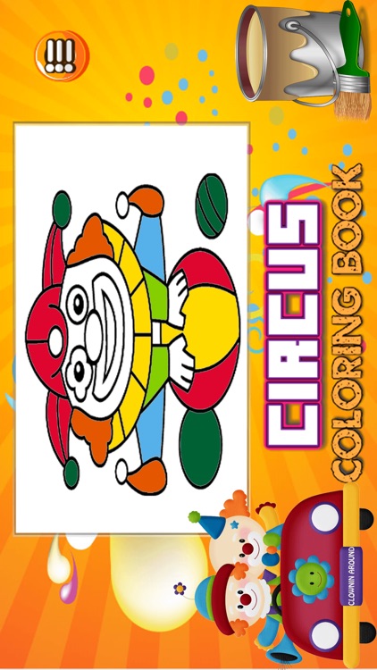 Circus Coloring Book  for Children : Learn to Drawing Painting color the world of the circus for kindergarten and pre-school screenshot-4