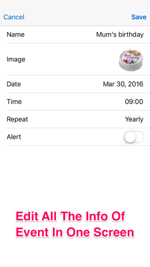 Days Until Date Alarm - New Years, Wedding, Birthday Countdo(圖2)-速報App