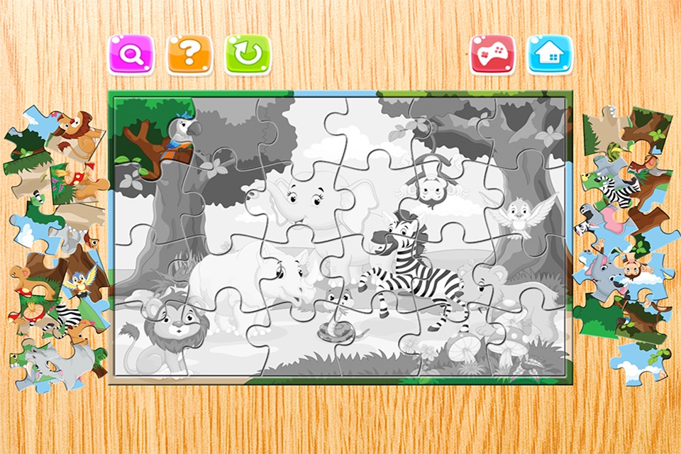 Animals Puzzle Games Free Jigsaw Puzzles for Kids screenshot 4