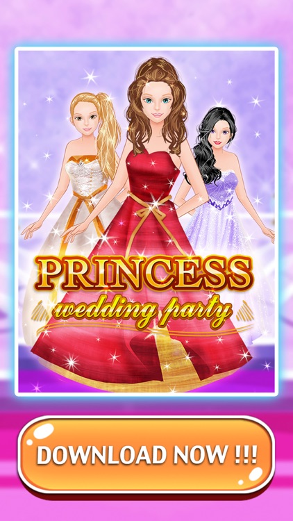 Princess Party - A little girl dress up and salon games for kids screenshot-4